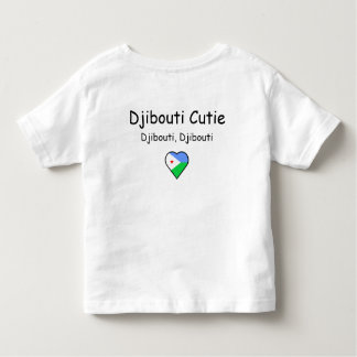 T-shirt Pour Les Tous Petits Toddler T-Shirt, Cutie De Djibouti