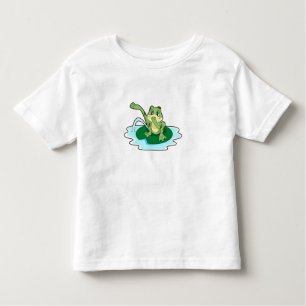 T-shirt Pour Les Tous Petits Toilette de grenouille