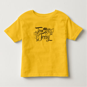 T-shirt Pour Les Tous Petits Tom Et Jerry   Tom Et Jerry Ont L'Air Doux