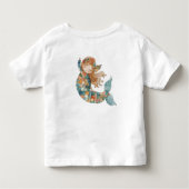 T-shirt Pour Les Tous Petits Tons bleu petite sirène (Dos)