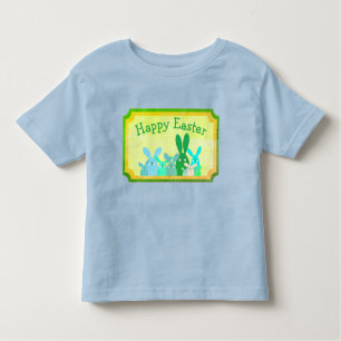 T-shirt Pour Les Tous Petits Top de Pâques Bleu Joyeux