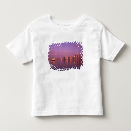 T-shirt Pour Les Tous Petits Toronto Skyline (Ontario), Canada (Devant)