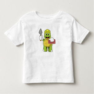 T-shirt Pour Les Tous Petits Tortue en mason avec pierre