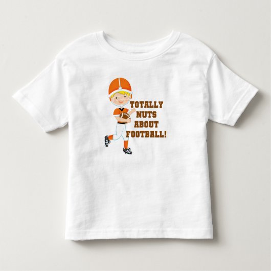 T-shirt Pour Les Tous Petits Totalement Nez Sur Le Football (Devant)