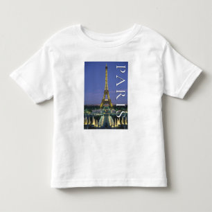 T-shirt Pour Les Tous Petits Tour Eiffel Paris, France