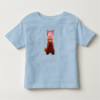 T-shirt Pour Les Tous Petits Tourner l'ours rouge rose mou