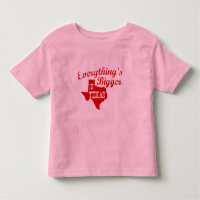 Tout est plus grand au Texas State Shape Toddler