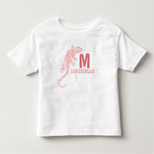 T-shirt Pour Les Tous Petits Toutes les filles Nom Lizard Monogram Tee