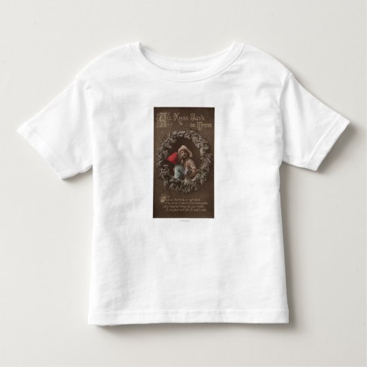 T-shirt Pour Les Tous Petits Toutes les joies de Noël soient des baisers (Devant)