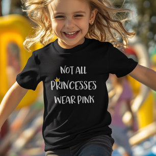 T-shirt Pour Les Tous Petits Toutes les princes ne portent pas le rose