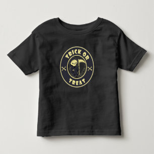 T-shirt Pour Les Tous Petits Tracer ou traiter Grim Reaper starbucks logo café