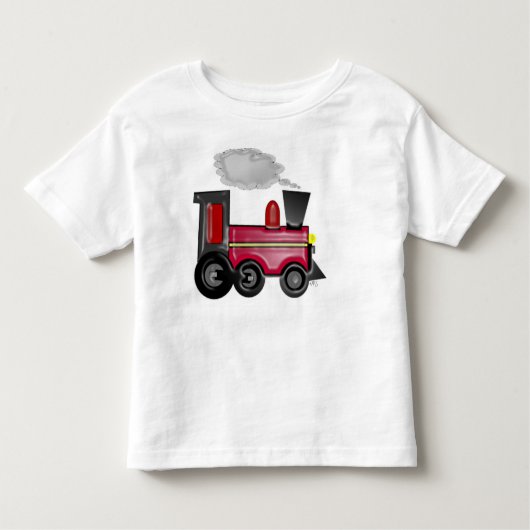 T-shirt Pour Les Tous Petits Train 3D (Devant)