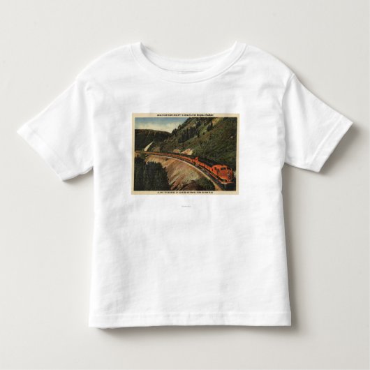 T-shirt Pour Les Tous Petits Train de constructeur d'empire (Devant)
