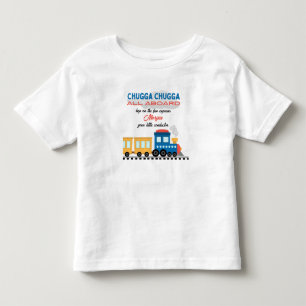 T-shirt Pour Les Tous Petits Train de dessin animé coloré pour anniversaire tou