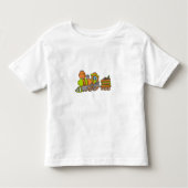 T-shirt Pour Les Tous Petits Train vert et orange (Devant)