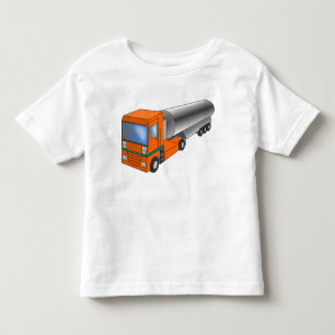 T-shirt Pour Les Tous Petits Transporteur lourd de camion-citerne à gaz pour en