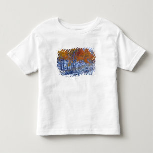 T-shirt Pour Les Tous Petits Trembles en couleurs d'automne, montagnes Bighorn,