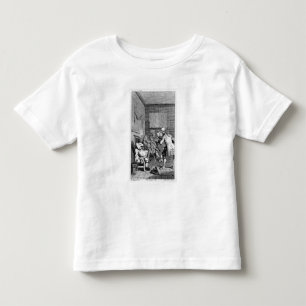 T-shirt Pour Les Tous Petits Trim corporel lisant un sermon