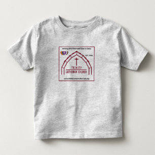 T-shirt Pour Les Tous Petits Trinity Lutheran Grey Kids