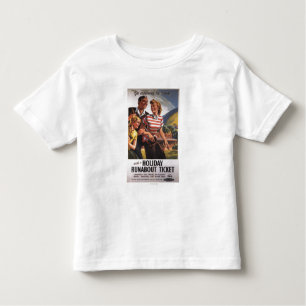 T-shirt Pour Les Tous Petits Trio de famille sur l'épargne de vagabond de