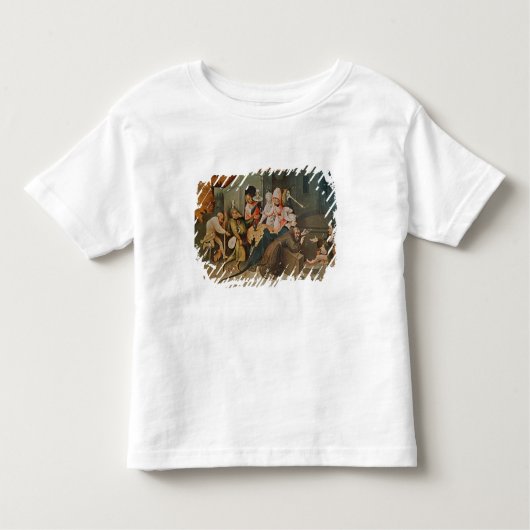 T-shirt Pour Les Tous Petits Triptyque de la tentation de St Anthony (Devant)
