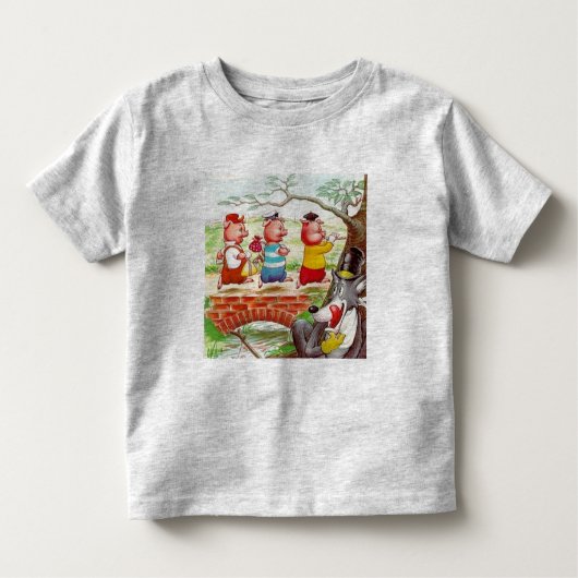 T-shirt Pour Les Tous Petits Trois petits porcs (Devant)