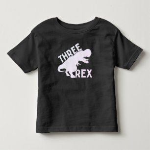 T-shirt Pour Les Tous Petits Trois Rex 3 rd Birthday Shirt, Bab de trois ans