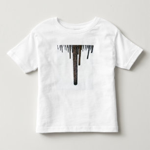 T-shirt Pour Les Tous Petits Troncs d'arbre dans la neige