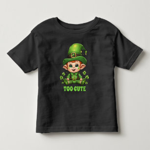 T-shirt Pour Les Tous Petits Trop mignon bébé Leprechaun St. Patrick's Day!