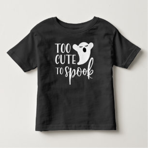 T-shirt Pour Les Tous Petits Trop mignon pour parler Halloween