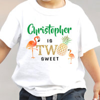 Tropical Summer Beach Luau Boys 2e anniversaire