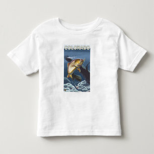T-shirt Pour Les Tous Petits Truite impitoyable FishingColorado