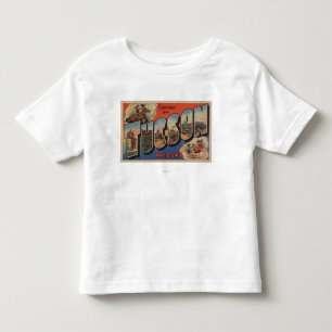 T-shirt Pour Les Tous Petits Tucson, Arizona - grandes scènes de lettre