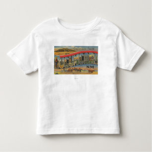 T-shirt Pour Les Tous Petits Tucumcari, Nouveau Mexique - grandes scènes de