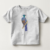 T-shirt Pour Les Tous Petits Tui New Zealand Bird (Devant)