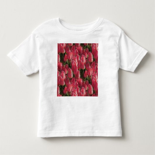 T-shirt Pour Les Tous Petits Tulipes roses florales (Devant)