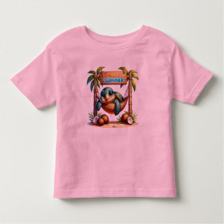 T-shirt Pour Les Tous Petits Turtle Paradise