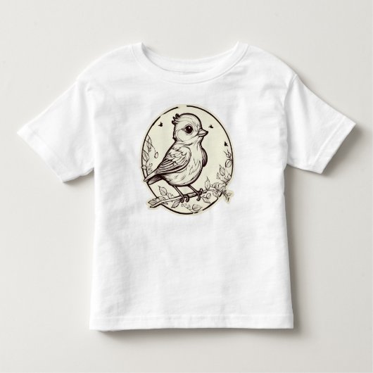 T-shirt Pour Les Tous Petits Tweet a Little Song (Devant)