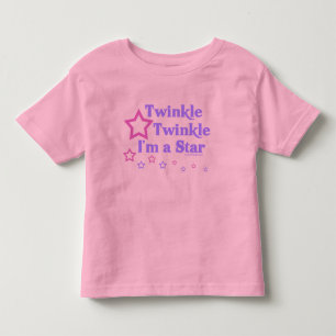 T-shirt Pour Les Tous Petits Twinkle Twinkle Je suis une étoile