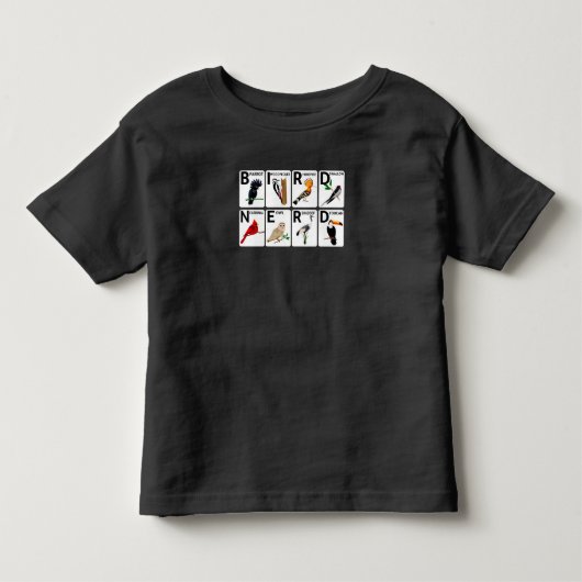 T-shirt Pour Les Tous Petits Type d'oiseaux (Devant)