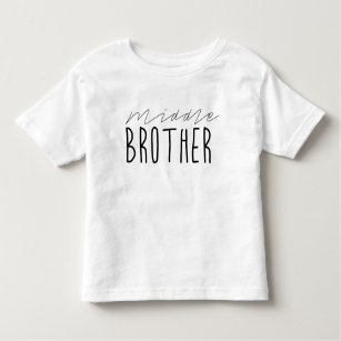 T-shirt Pour Les Tous Petits Typographie du frère moyen