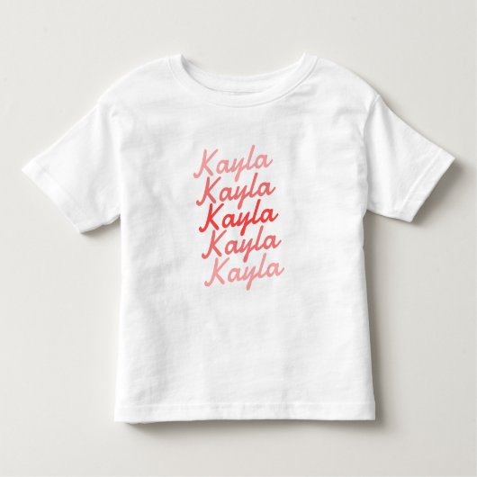 T-shirt Pour Les Tous Petits Typographie simple moderne cool Nom  (Devant)