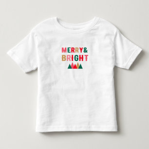 T-shirt Pour Les Tous Petits Typographie verte rouge et Brown en gras