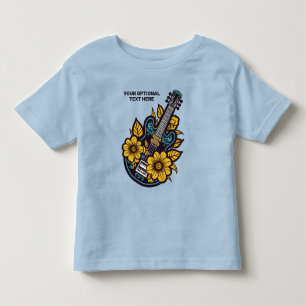 T-shirt Pour Les Tous Petits Ukulele texte personnalisé