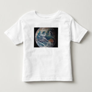 T-shirt Pour Les Tous Petits Un à pleine vue de la terre montrant des données