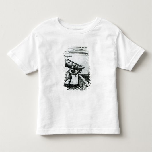 T-shirt Pour Les Tous Petits Un apprenti cherchant l'eau d'une fontaine (Devant)