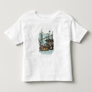 T-shirt Pour Les Tous Petits Un bateau de trésor espagnol