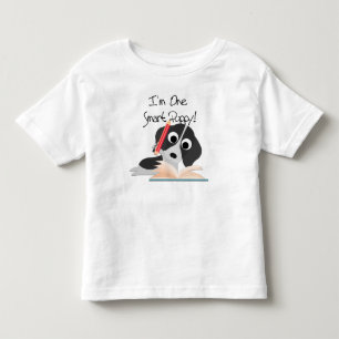 T-shirt Pour Les Tous Petits Un Chiot intelligent