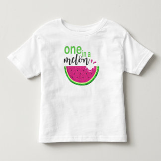 T-shirt Pour Les Tous Petits Un dans un melon | Chemise de la tranche de pastèq