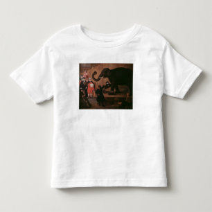 T-shirt Pour Les Tous Petits Un éléphant montré à Venise (huile sur la toile)